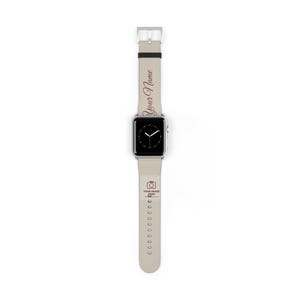 Pulseira personalizada com foto para Apple Watch, pulseira com nome personalizado, sua imagem aqui, presente com foto da família e animais de estimação para ele ou para ela. imagem 4