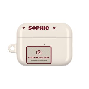 Personalised Photo AirPods Case, Custom Name Earbud Case Cover, Fits Pro and Gen 1-4, Couple Gift, Family Photo Gift image 7