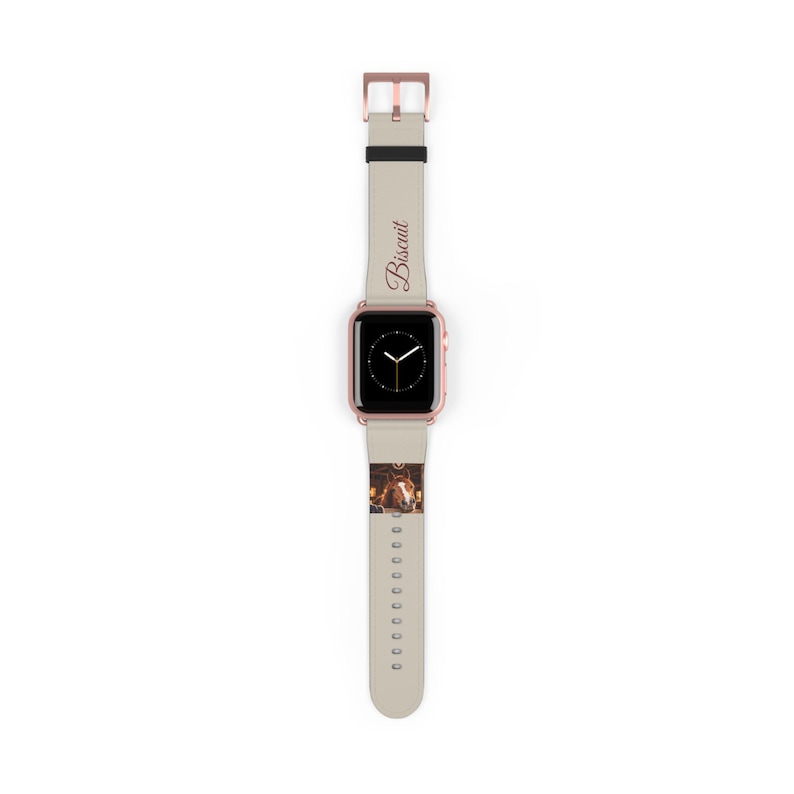 Personalised Horse Photo Watch Strap for Apple Watch, Custom Horse Name Band, Equestrian Gift, Horse Owner Gift, Pony Mum Gift image 6
