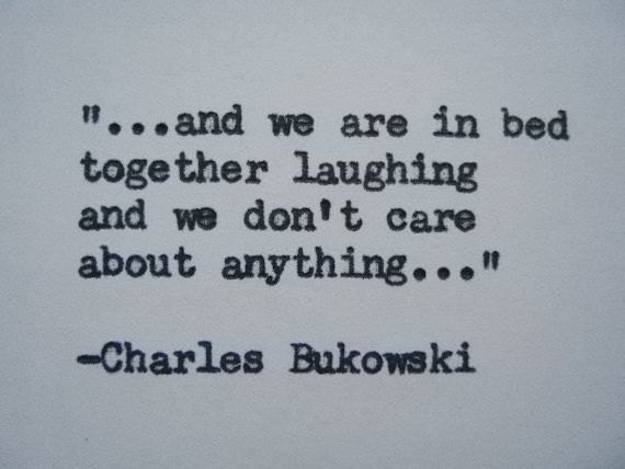 Charles Bukowski Zitat Hand Eingegeben Zitat Mit Vintage Etsy