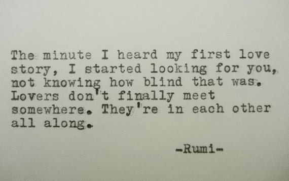 rumi love poems