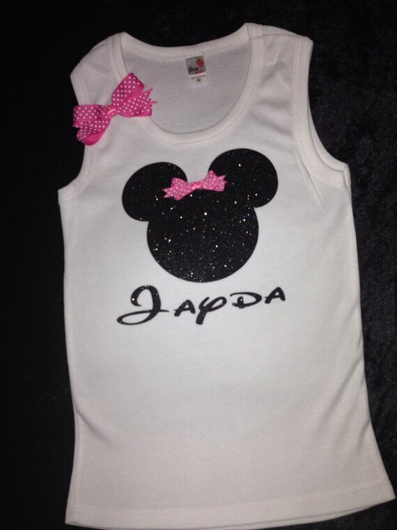 white minnie mouse shirt