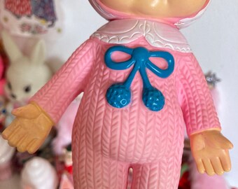Cute Japanese Original Vintage 1960s Pinky Big Eyes Baby