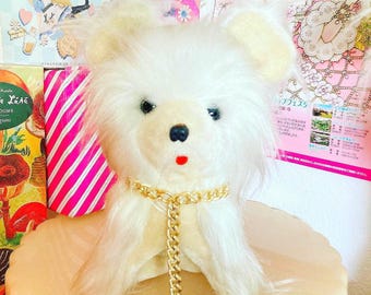 ヴィンテージ 1983年代 大型 梅吉犬 ぬいぐるみ 子犬 日本製 中古 昭和