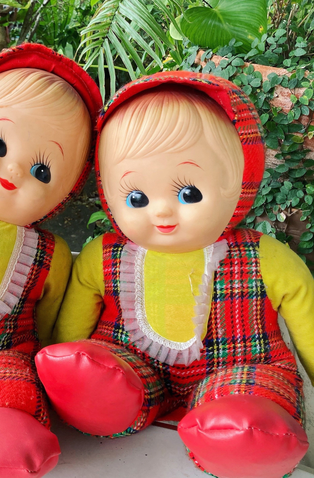 Cute Japanese Vintage Baby Doll / Rubber Face Plush Doll From Etsy