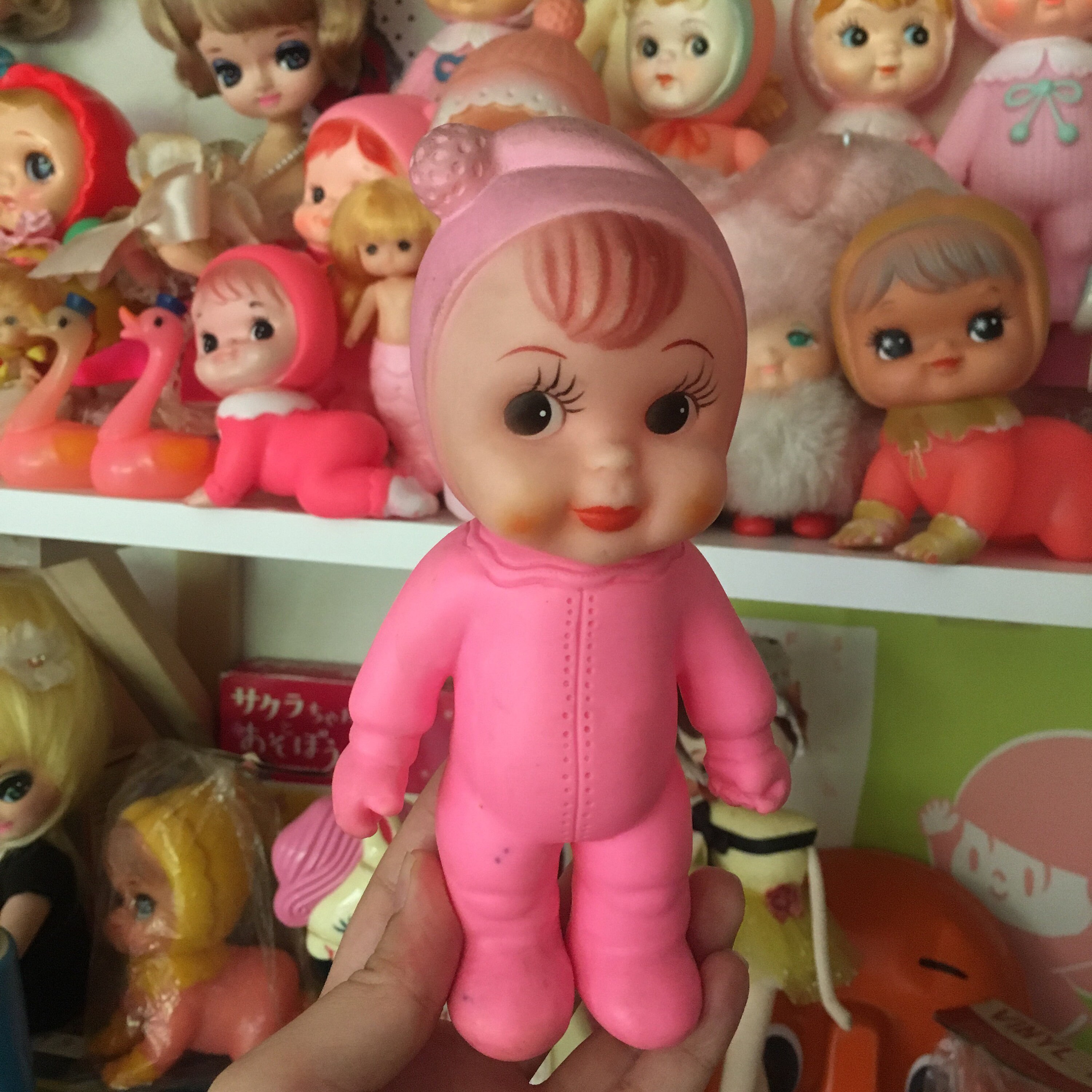 Cute vintage Pinky Baby Doll / made in Japan Etsy