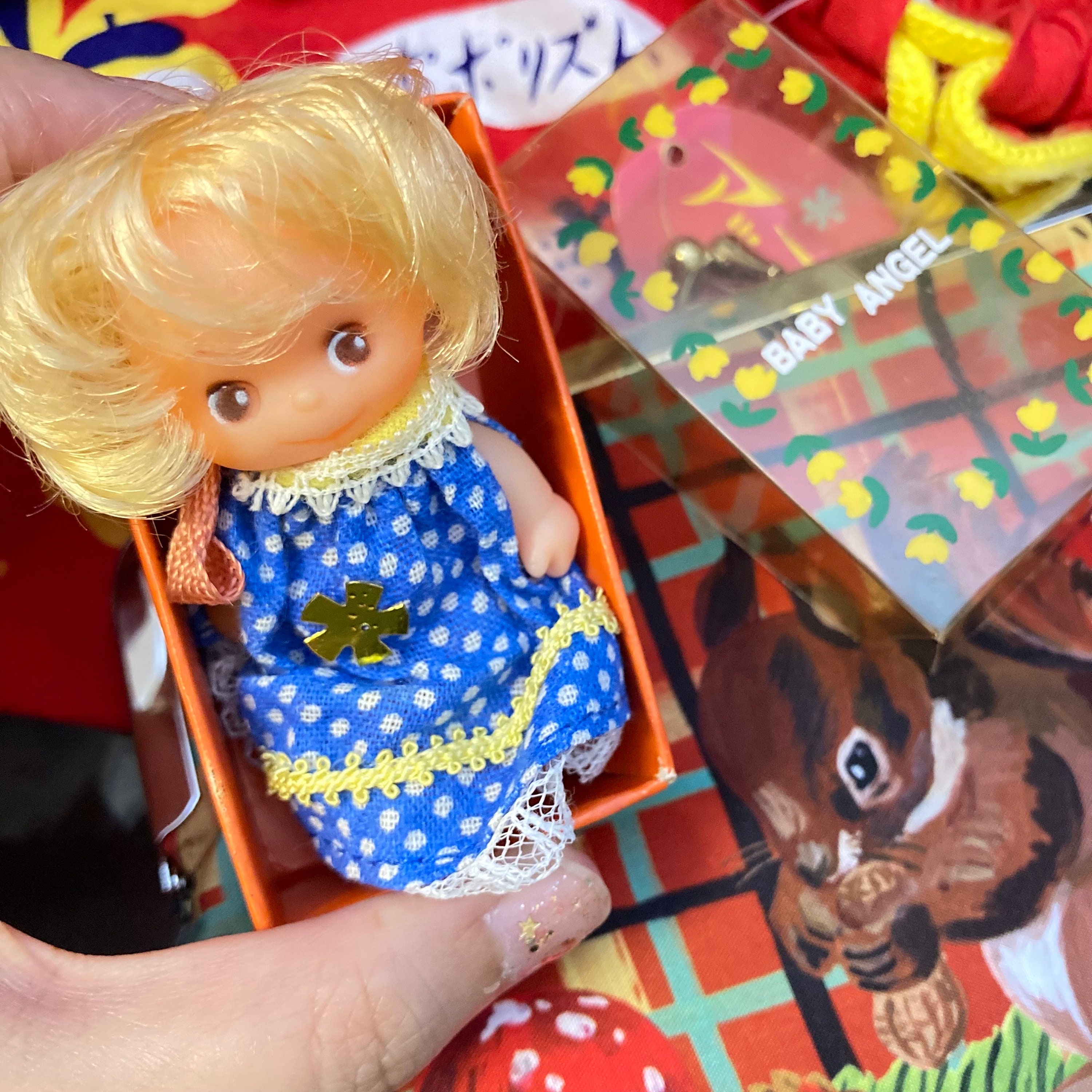 Cute Japanese Vintage Miniature Mini Tiny Baby Angel