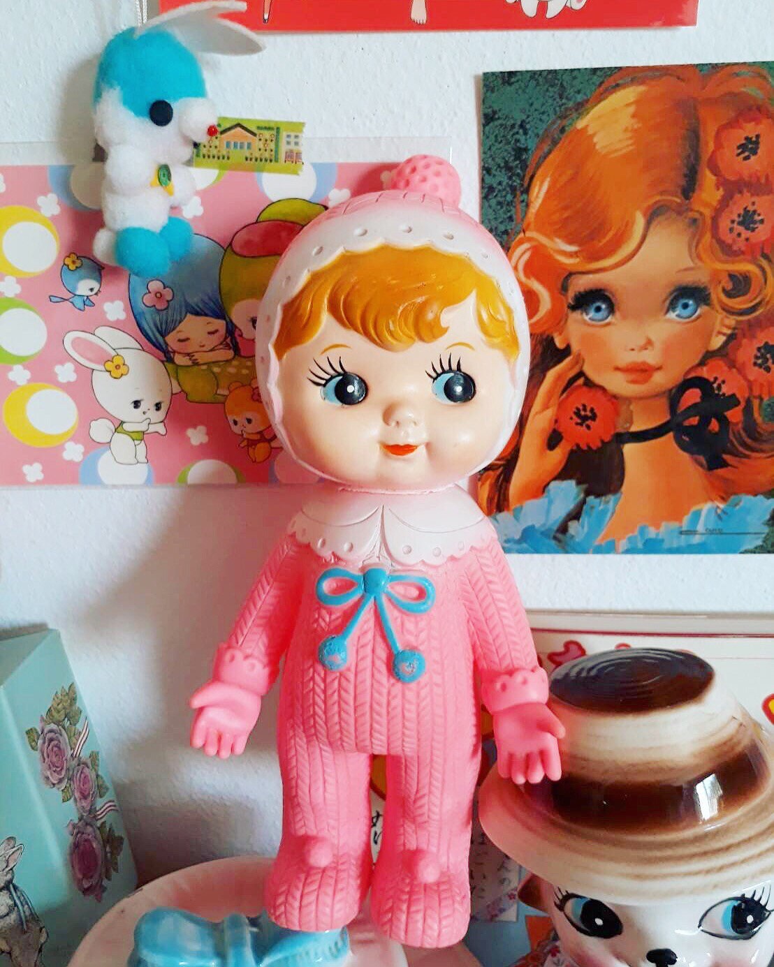 Vintage Doll Cute spytec Japan
