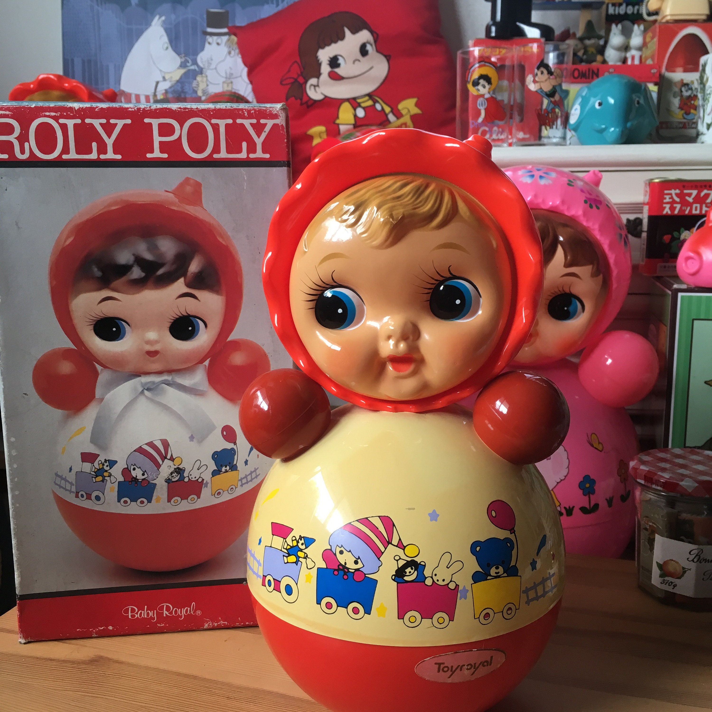 Cute vintage 13 Roly Poly Doll comes from Japan | Etsy