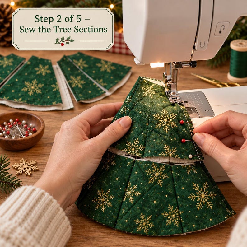 Policy Tree Guide.pdf Christmas Tree Sewing Pattern Pdf Fabric Holiday Decor Beginner ...