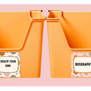 Book Bin Labels, Genre, Label, Organize, Library, Editable