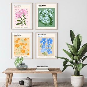 Flower Market Posters