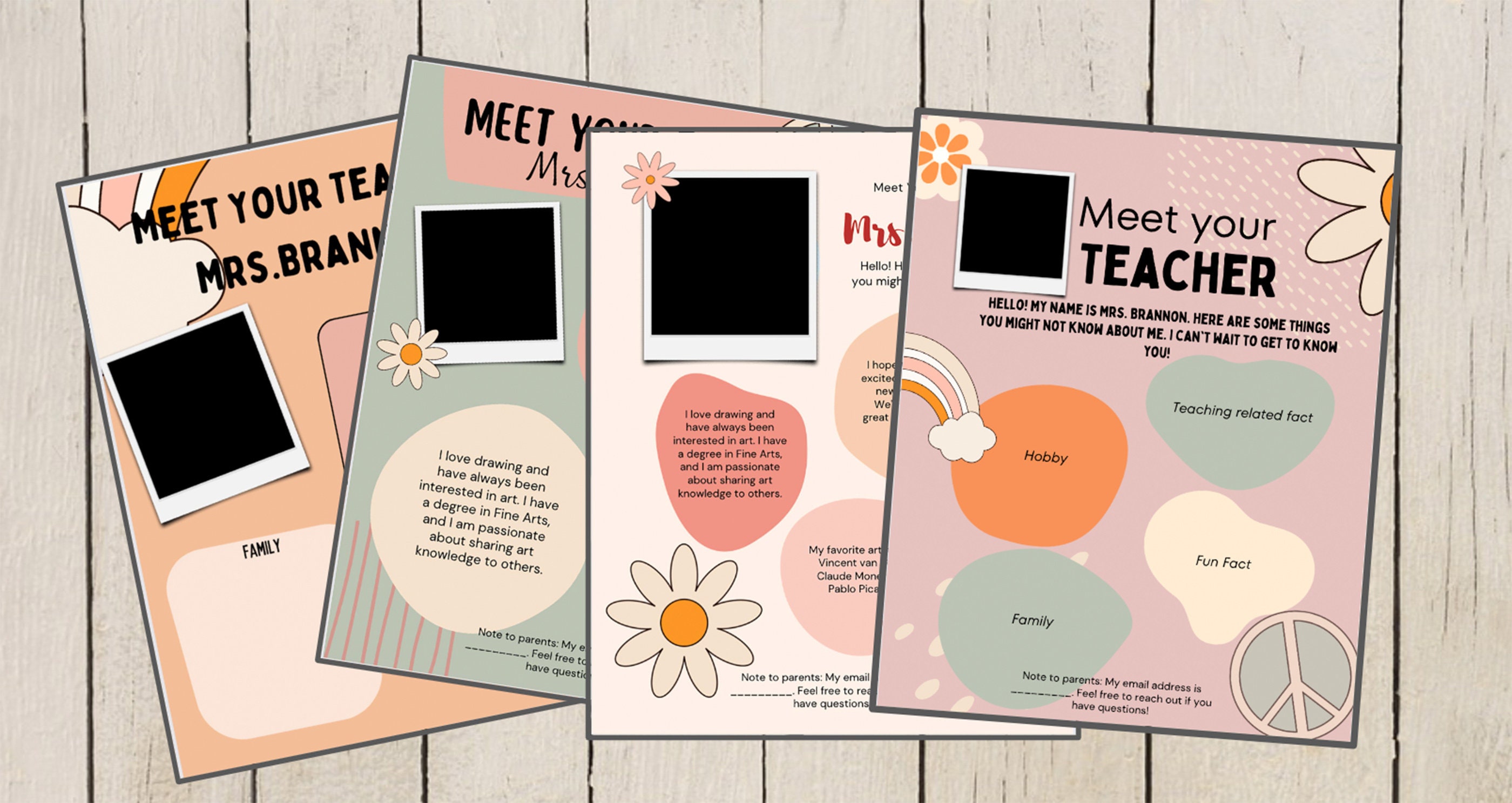 Meet the Teacher Printable - Etsy