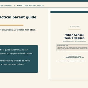 Skolnärvaroguide för föräldrar | Vad ska jag göra nu? PDF