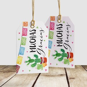 Taco 'bout Fun Fiesta Birthday Party Printable PDF DIY Favor Thank You Gift Tag - Instant Download