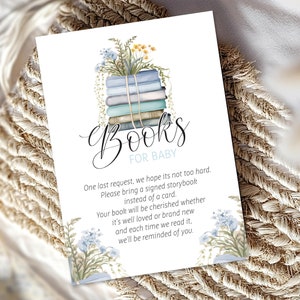 Modifiable Un nouveau chapitre va bientôt commencer Livres pour bébé - Shower de bébé livre d'histoires - livres de bibliothèque pour bébé - bibliothèque bébé garçon PDF - 3,5 x 5