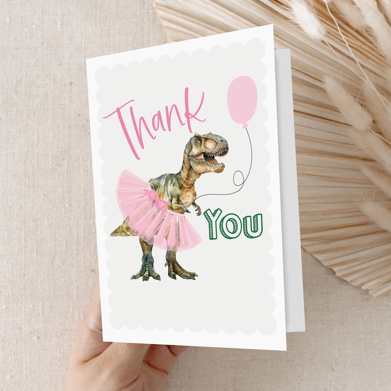 Editable Sparkle and Roar Birthday Invitation - Joint Boy and Girl Birthday Invitation - Dinosaur and Tutus Sibling Party Invitation 5x7 PDF image 5