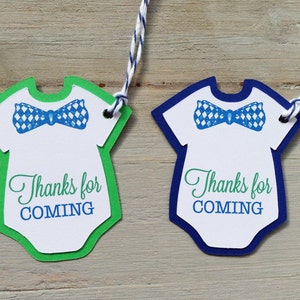 12 Little man CUSTOM baby bodysuit bow tie baby shower wish cards image 2