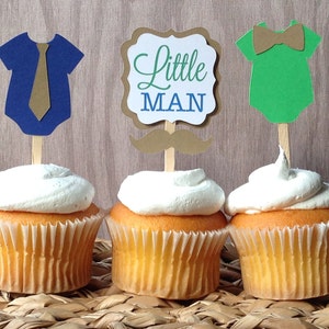 12 Little man CUSTOM baby bodysuit bow tie baby shower wish cards image 3