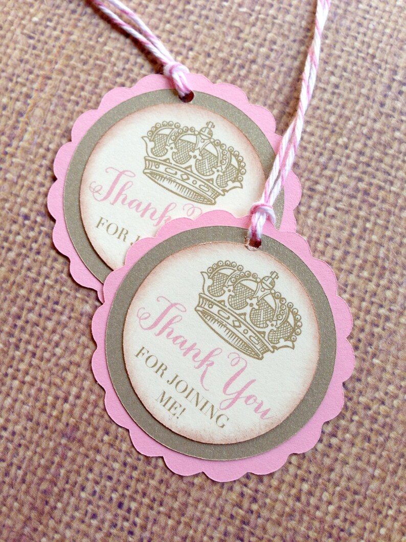 Little Princess Pink and shimmery gold Baby Shower / Little Princess birthday banner / Garland image 3