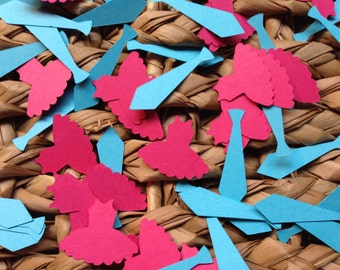 TIES OR TUTUS - Gender reveal baby shower Confetti