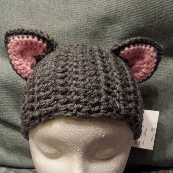 Ear Warmer Pussyhat, pussy hat project, ears hat, pink cat , womens march, womens rights, cat ears, pink hat , womens  crochet