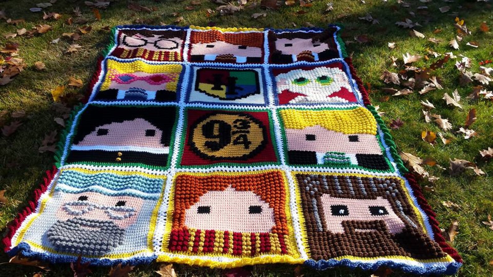 Harry Potter Pillow or Afghan Crochet Choose Your Design and Etsy