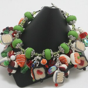 Sushi Bar Lampwork Style Bracelet