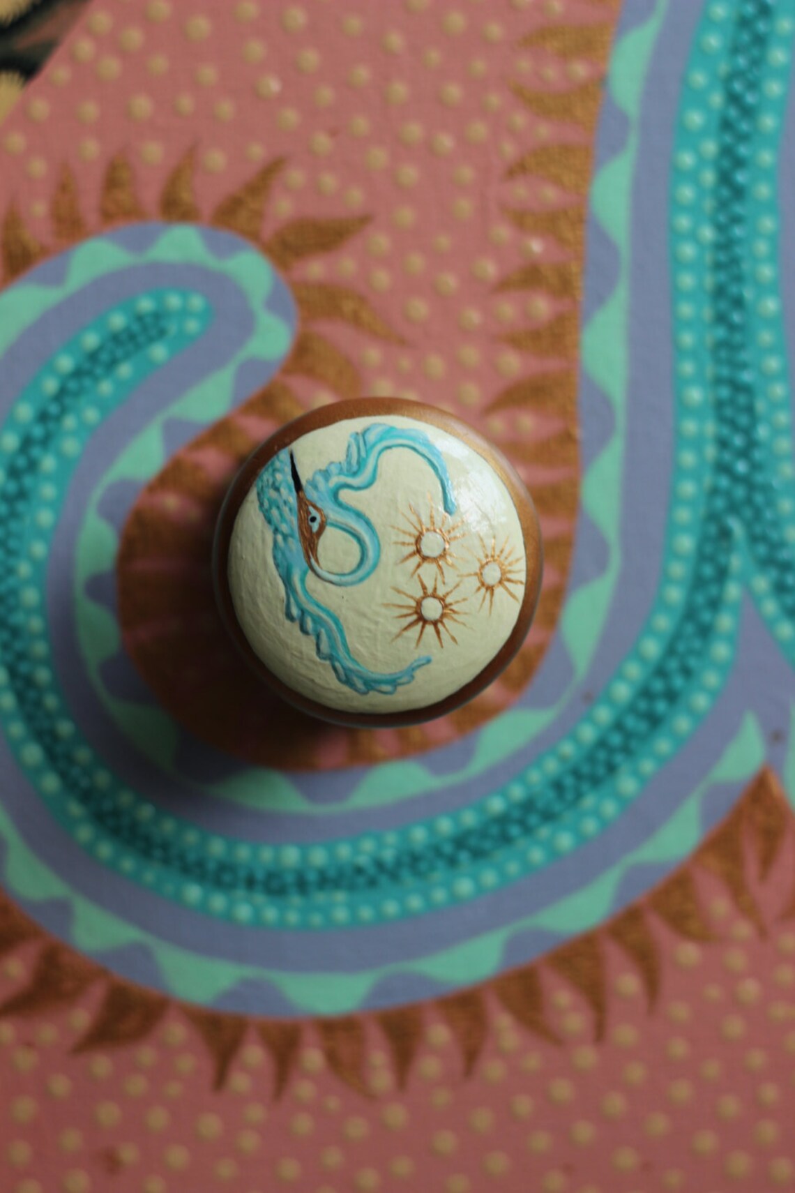 Knobs for Dressers Dresser Knob Unique Painted Knob Etsy