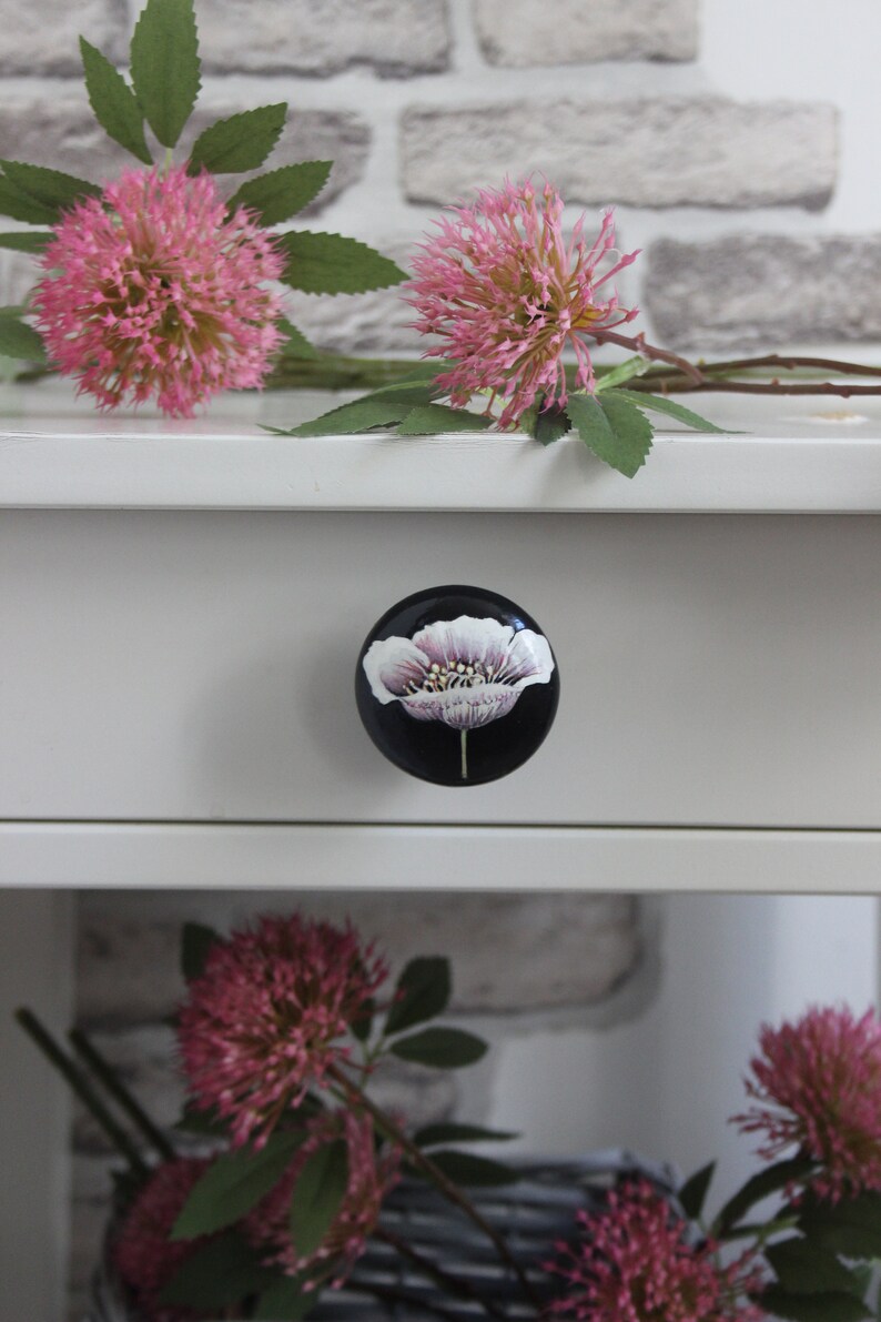 Upcycle Wood Furniture Knobs Dresser Knob Hand Painted Etsy