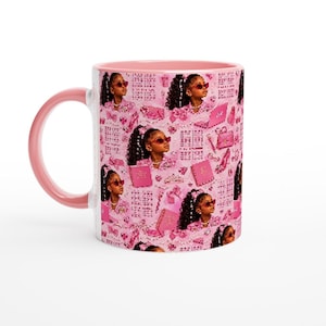 Caneca Barbie Coder, Presente Tecnológico Rosa, Caneca de Café para Programadora (Cerâmica de 325ml)