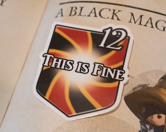 Final Fantasy 14 FFXIV Vuln Stack 3" Sticker