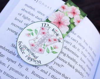 Sassy Sarcasm Bodice Ripping Romance Humor Magnetic Bookmark