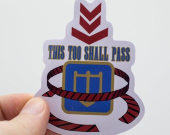 Final Fantasy FFXIV FF14 Tank Buster Sticker 3"