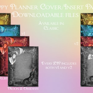 Happy Planner Cover Carbuncles Final Fantasy Printable Art Classic Size