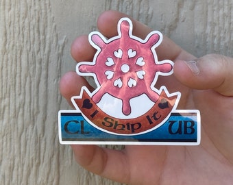 Sassy Sarcasm I Ship It Humor Sticker 3”