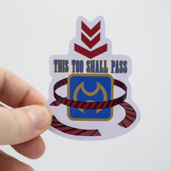 Final Fantasy FFXIV FF14 Tank Buster Sticker 3"