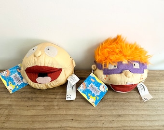 Vintage 1998 Rugrats Tommy Chuckie Play by Play Beanbags