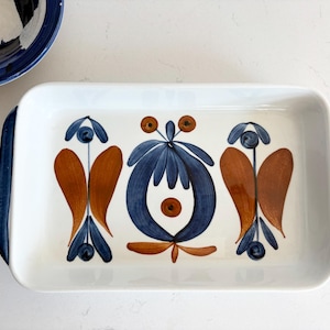 REDUCED Mid Century Rörstrand Sweden Polka Oven Tray by Marianne Westman