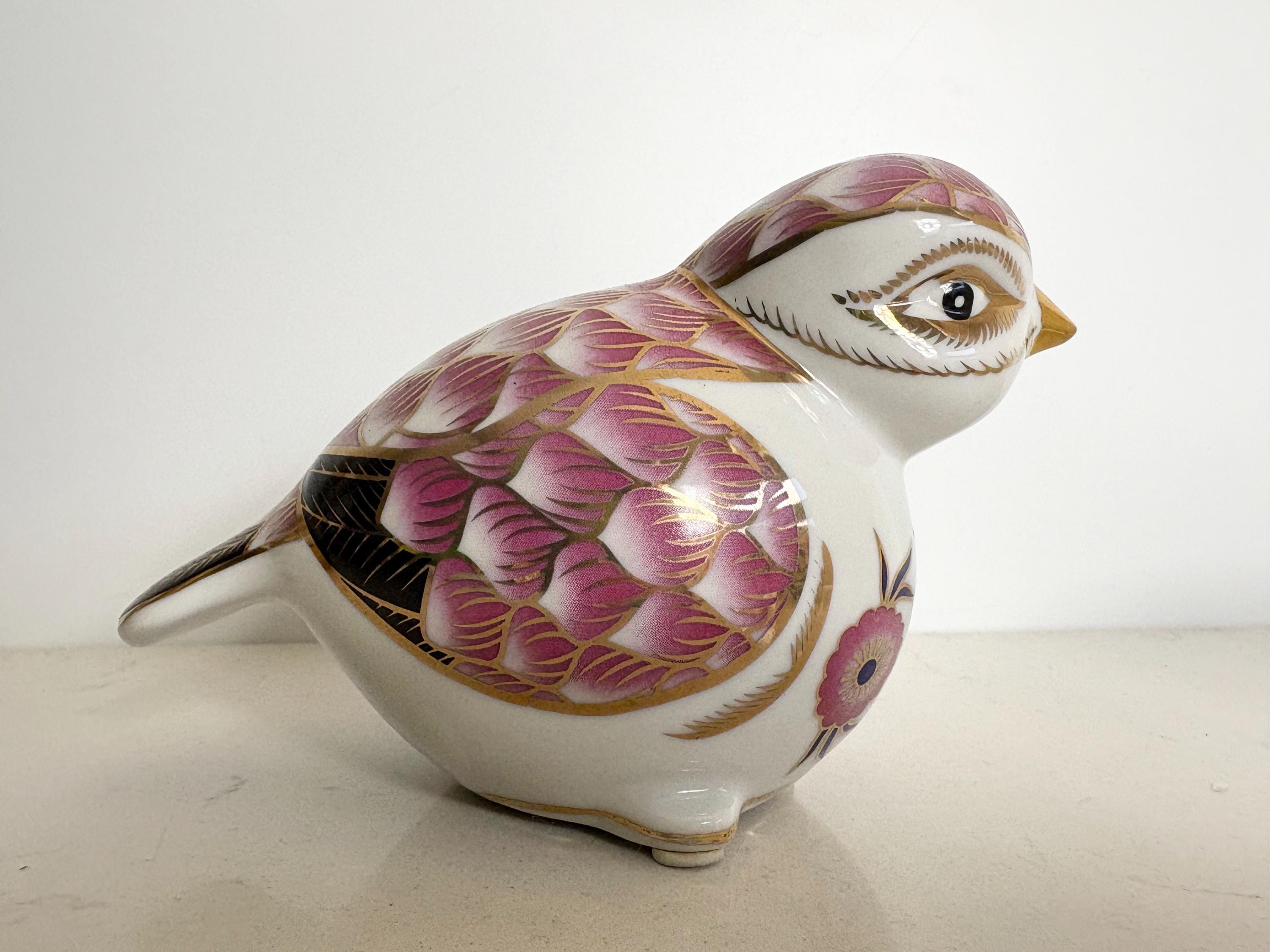 Royal Crown Derby Pig - Etsy UK