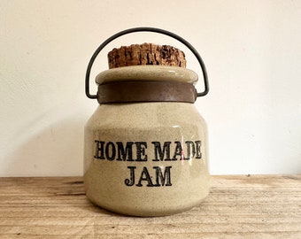 Vintage Moira Pottery Stoneware Home Made Jam Pot