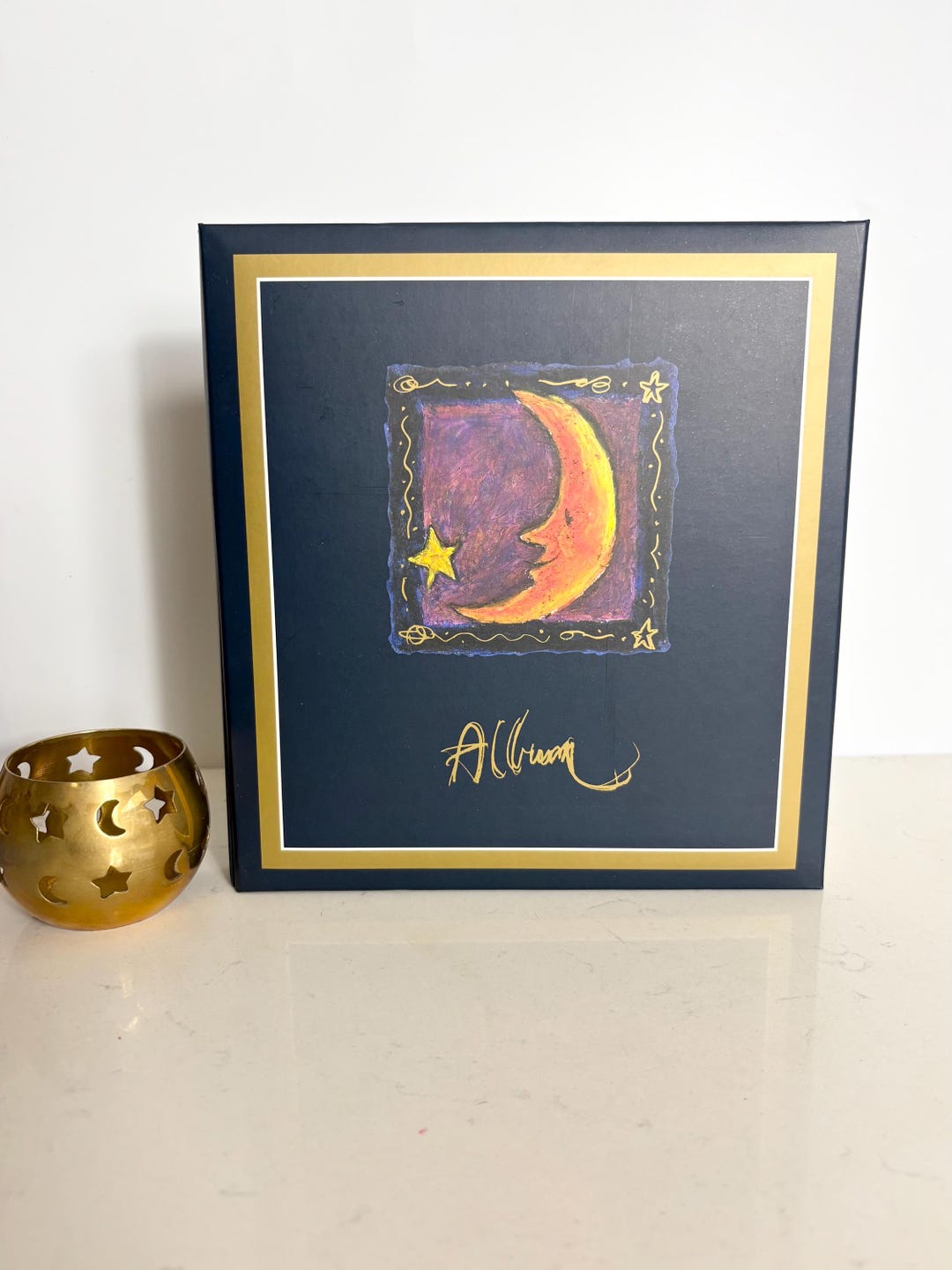 Vintage 90s Celestial Moon & Stars Photo Album - Etsy