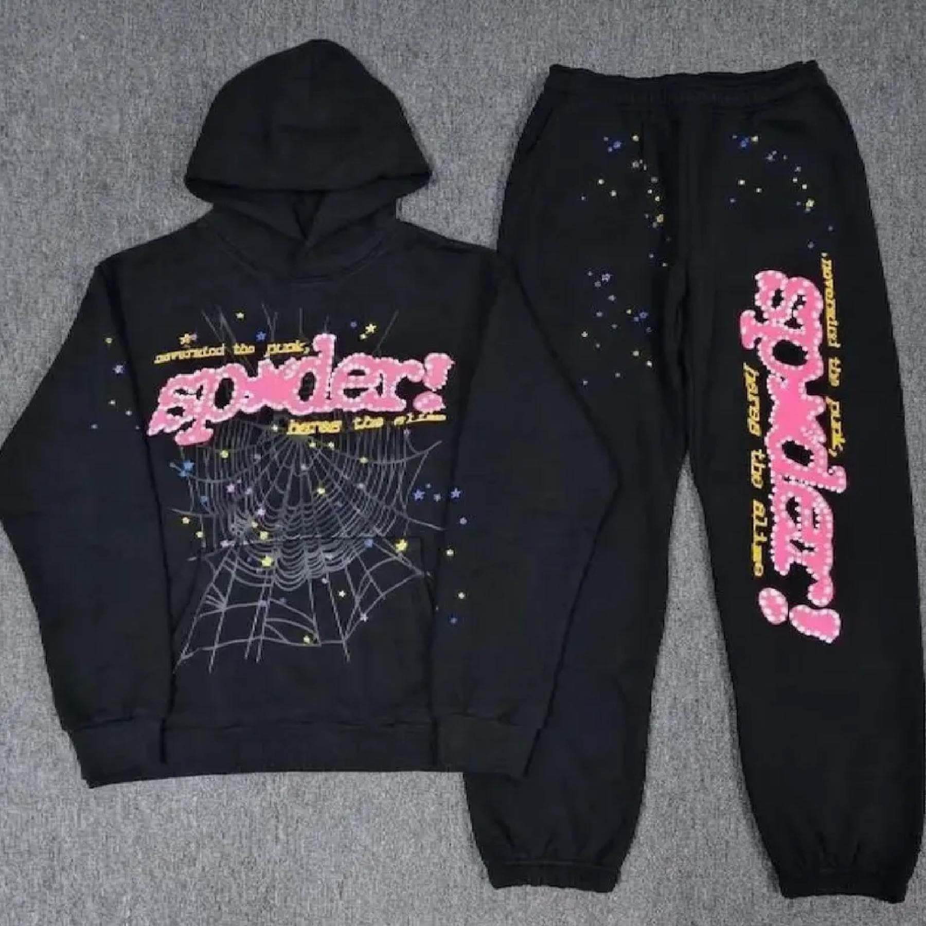 Sp5der pink hoodie - Etsy 日本