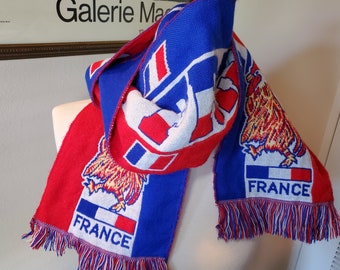 FFF White Official FFF France Soccer Team Fan Scarf