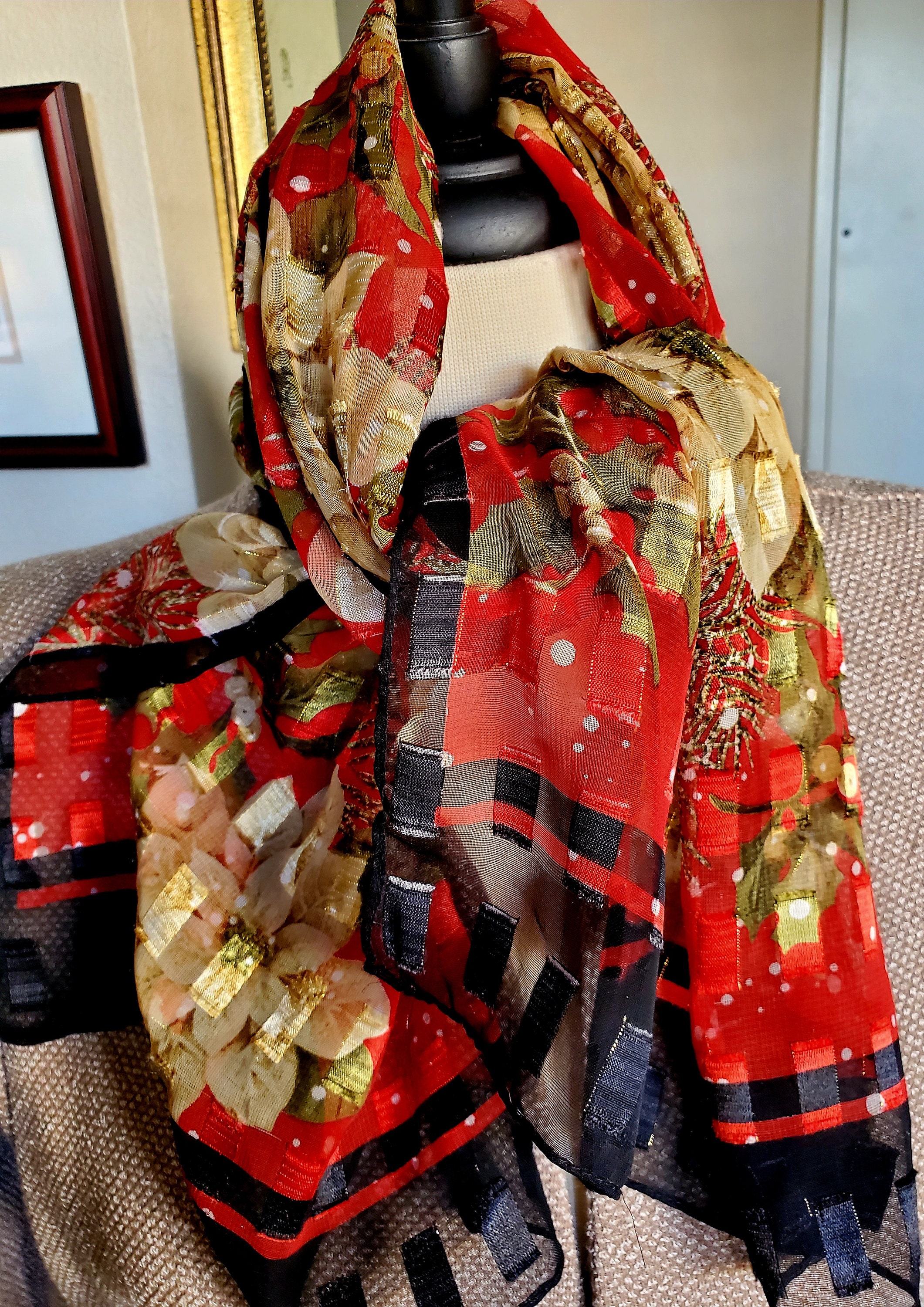 Christmas/holiday Scarf 13