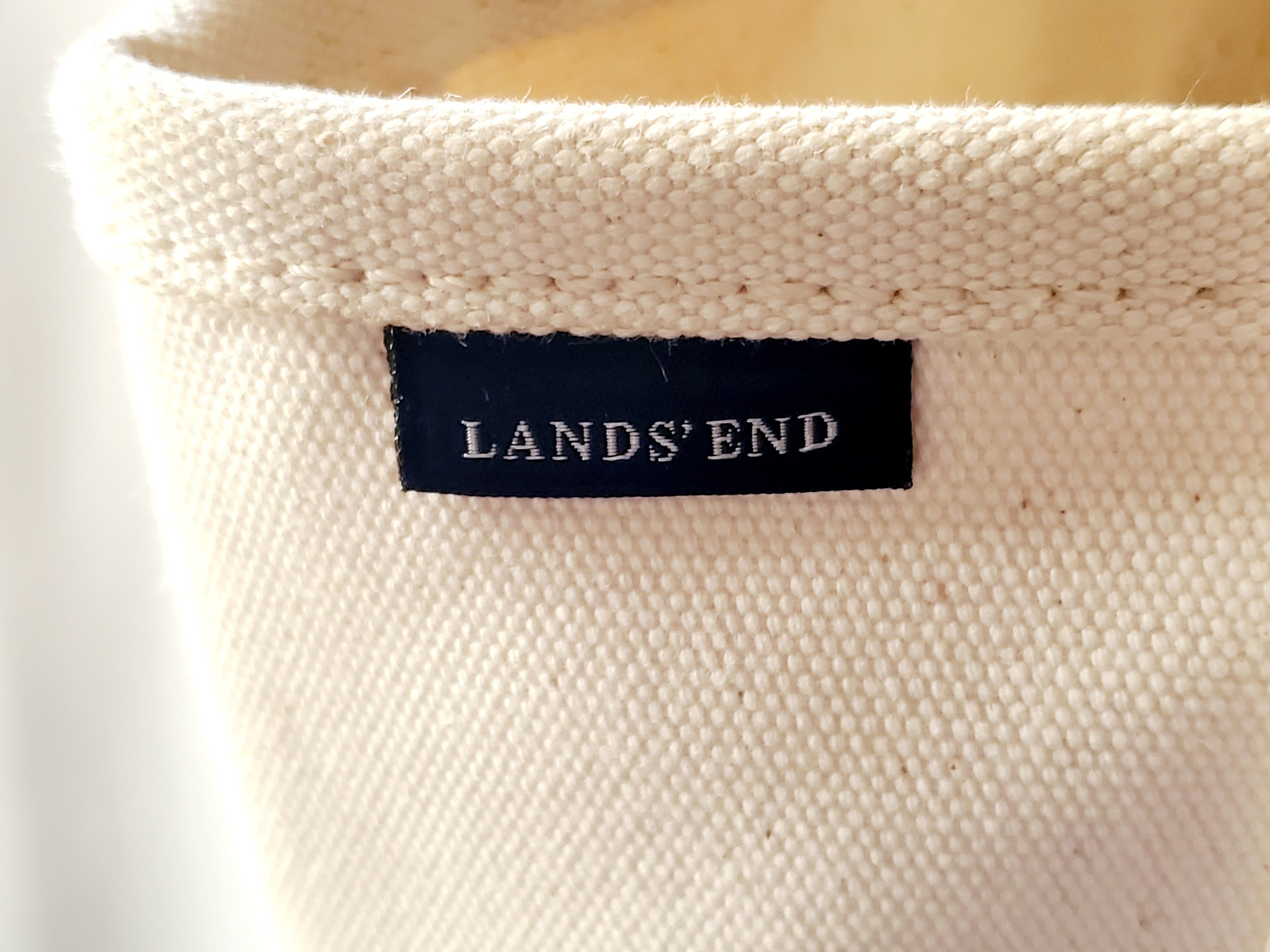 LANDS' END Medium Boat & Tote Bag / Personalized ZACK / -  UK