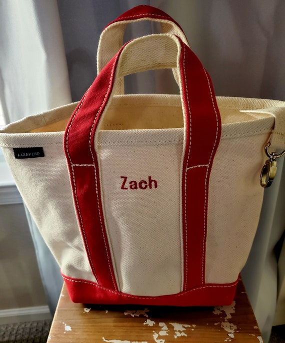 lands end medium vs large tote