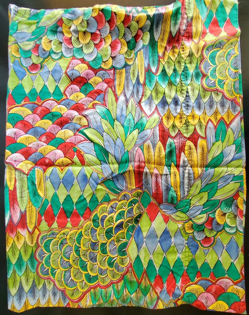 1 Pillowcase CUDDLEDOWN Standard Queen Size Botanical Feathers