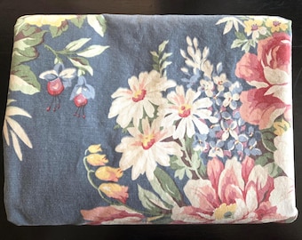RALPH LAUREN KIMBERLY Queen Flat Sheet French Country Vintage 342/67