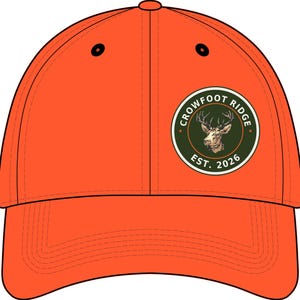 Crowfoot Ridge Deer Patch pet | Oranje met camouflageklep